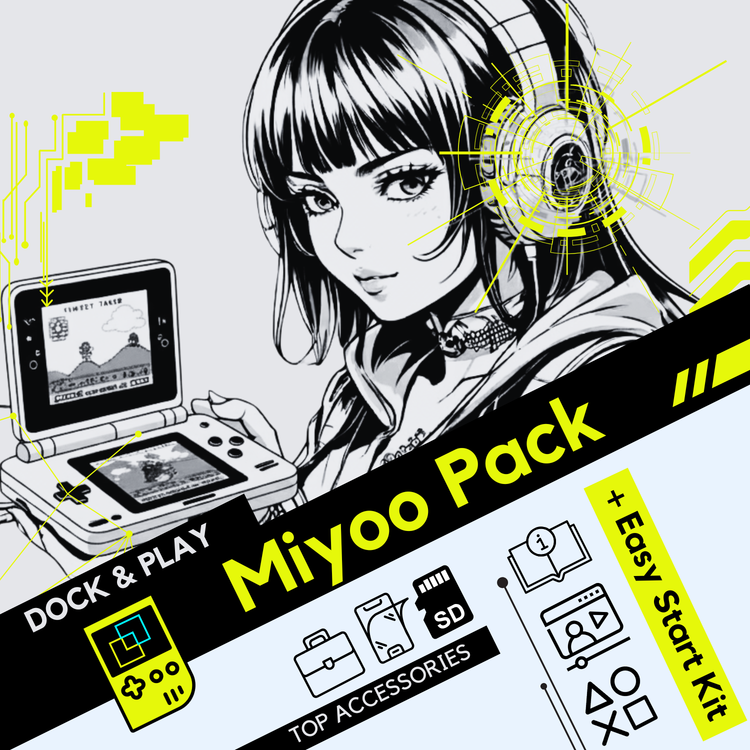 Miyoo Classic Pack • Retrogaming Portable Console - Mini Plus, Mini Flip, A30